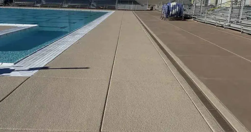 Commercial concrete coating project
