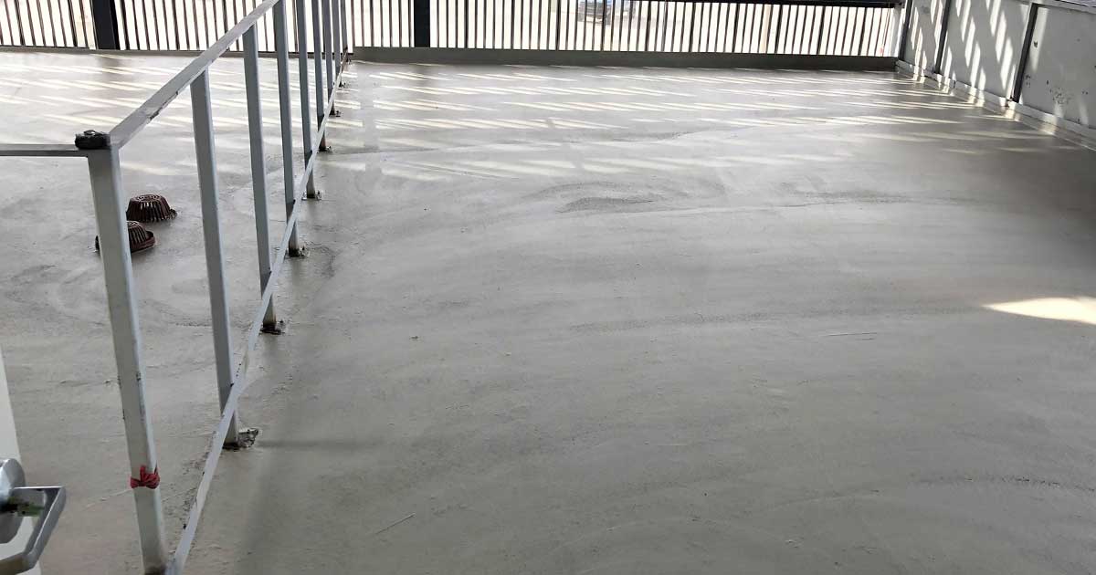 Commercial Polymer Overlay Floor Finish