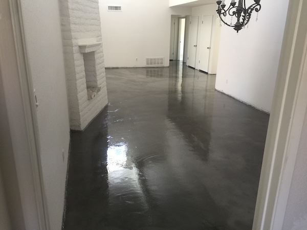 Decorative Concrete Stain System - Wide View