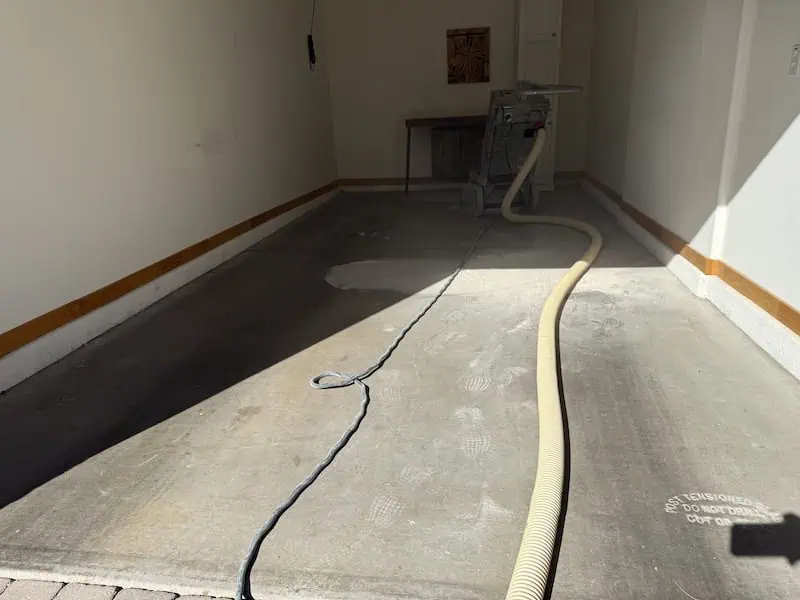 Original Raw/Cracked Concrete Before Grind