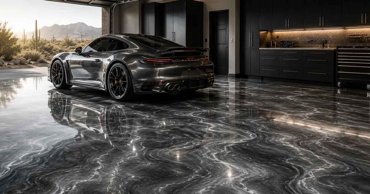 Luxury Metallic Epoxy Floors